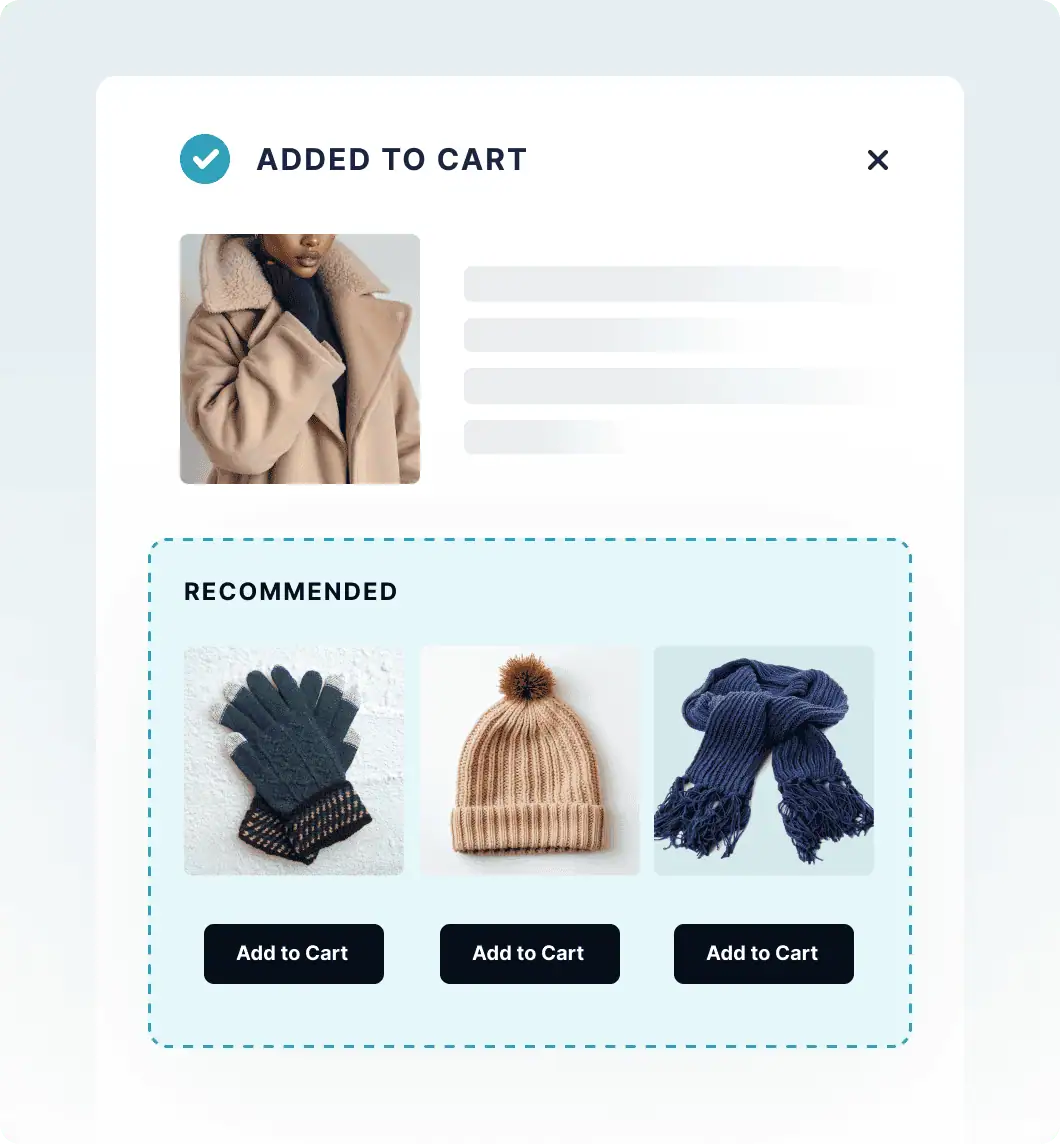 Des options de merchandising